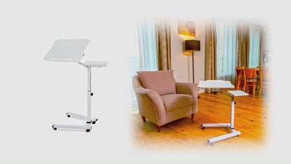 Laptoptisch, Laptoptisch Höhenverstellbar, Laptoptisch Bett, Laptoptisch Sofa, Laptop Table, mit Rollen, Tatkraft Like, 10