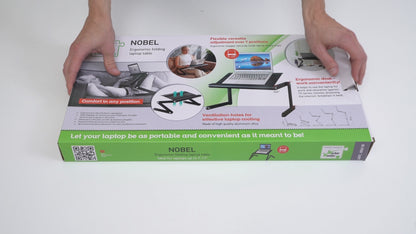 Laptoptisch, Betttisch, Laptoptisch Höhenverstellbar, Laptoptisch Bett, Laptoptisch Sofa, WonderWorker Nobel, 6