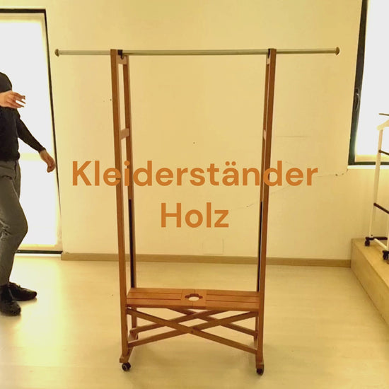 Garderobe, Kleiderständer Holz, Garderobenständer Holz, Kleiderständer Klappbar, Kleiderständer Ausziehbar, Arit ELIOS, vn