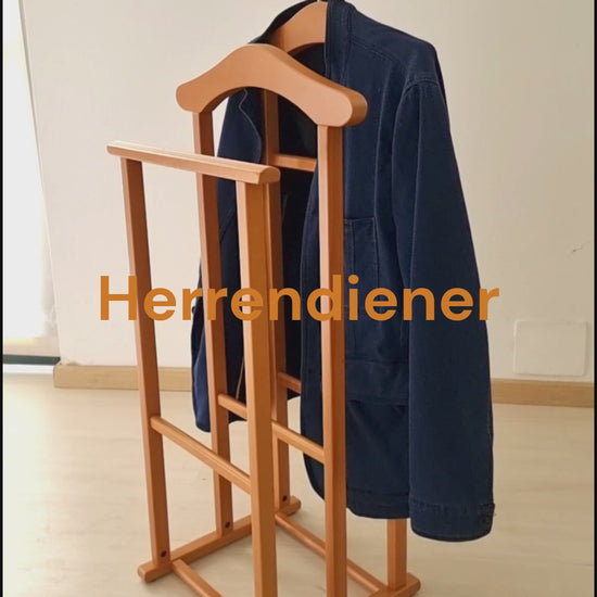 Stummer Diener, Herrendiener Modern, Herrendiener für Frauen, Stummer Diener Holz,  ARIT MAXI, v