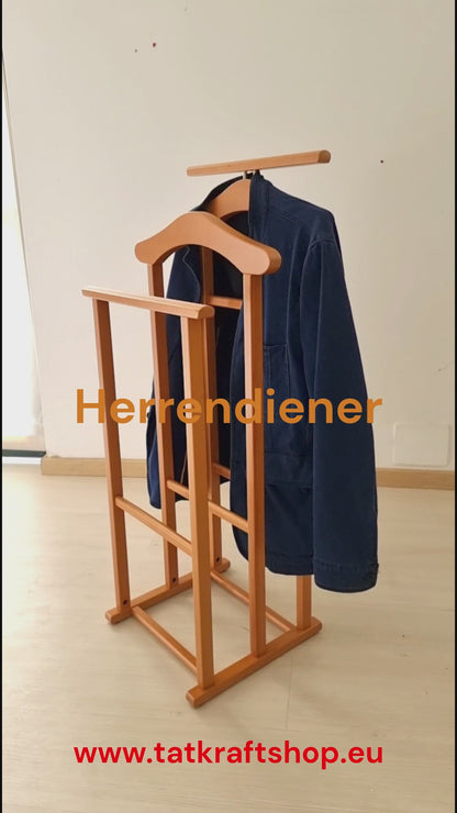 Stummer Diener, Herrendiener Modern, Herrendiener für Frauen, Stummer Diener Holz,  ARIT MAXI, v