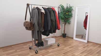 Stoffschrank, Faltschrank, Schwerlast Kleiderständer, bis 100 KG ,Kleiderständer mit Abdeckung, Tatkraft Duncan & Big, 8