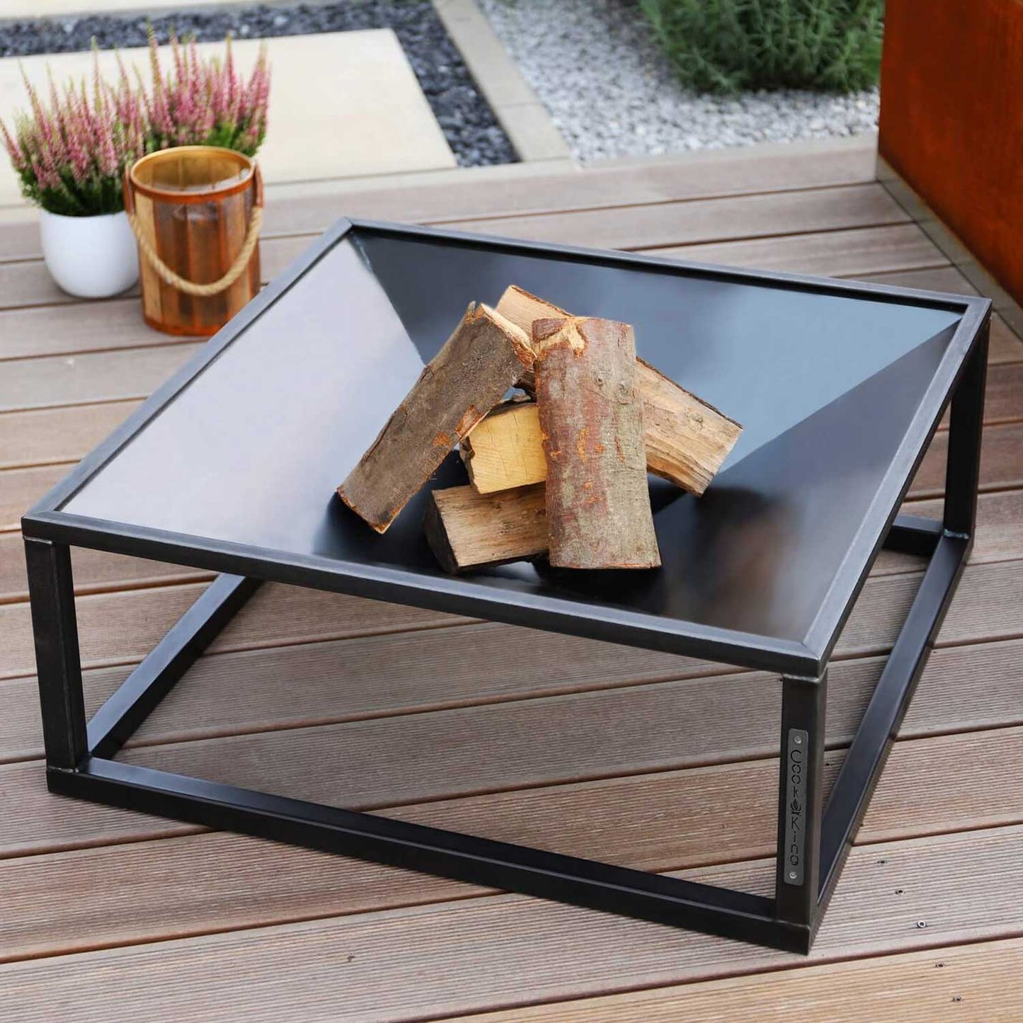 Feuerschale „SQUARE“ 70x70 cm, Cook King