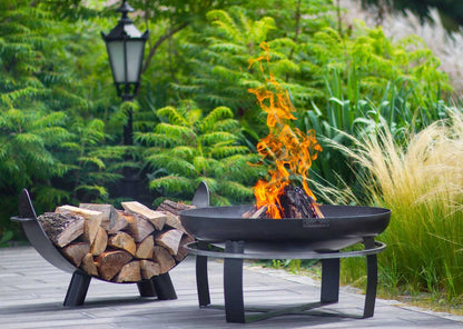 Feuerschale, Feuerschale Garten, Feuerschale 60 cm, Höhe: 36cm, aus Stahl, Cook King Viking, 11