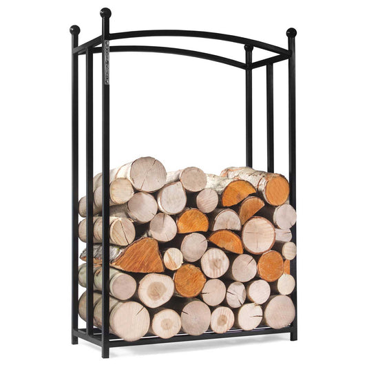 Kaminholzregal „BERRY“, Kaminholzregal Metall, Kaminholzregal außen freistehend,  Handgemachte Qualität