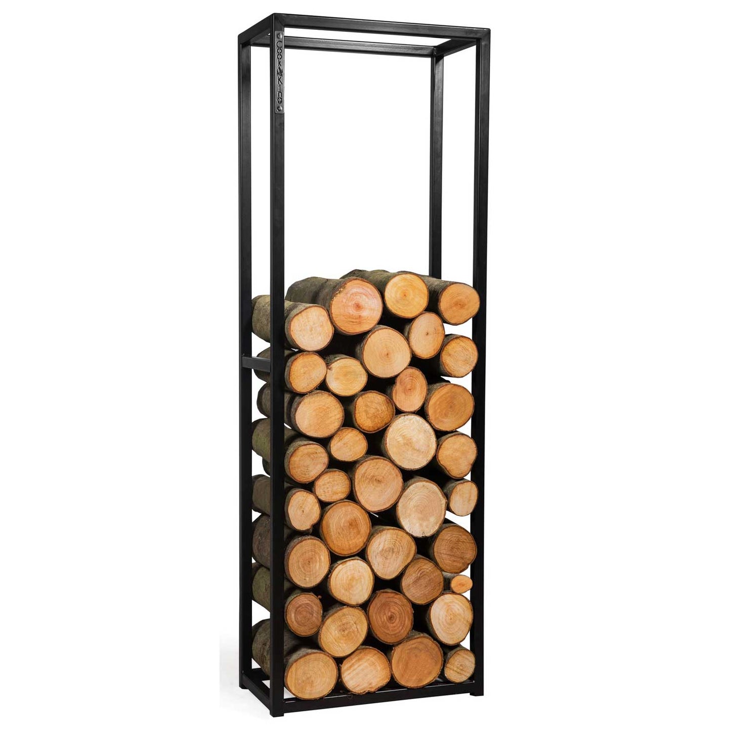 Kaminholzregal CORNEL - 120x40x20 cm, Kaminholzregal Metall, Kaminholzregal außen freistehend, Handgemachte Qualität, 1