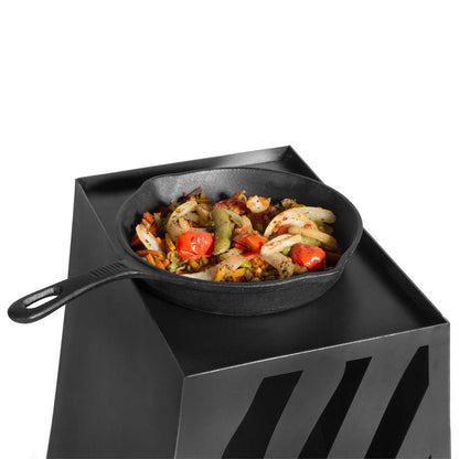 Gartenofen LIMA, Outdoorgrill, Gartenkamin, Outdoor-Küchenofen, Garten-Kamin, Zeltofen Gartenofen, Handgemachte Qualität, 1
