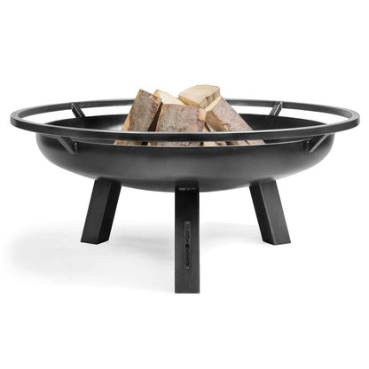 Feuerschale, Feuerschale Garten, Feuerschale 80 cm, große Feuerschale, Feuerschale Hoch, Höhe 57cm, aus Stahl, Cook King PORTO, 5