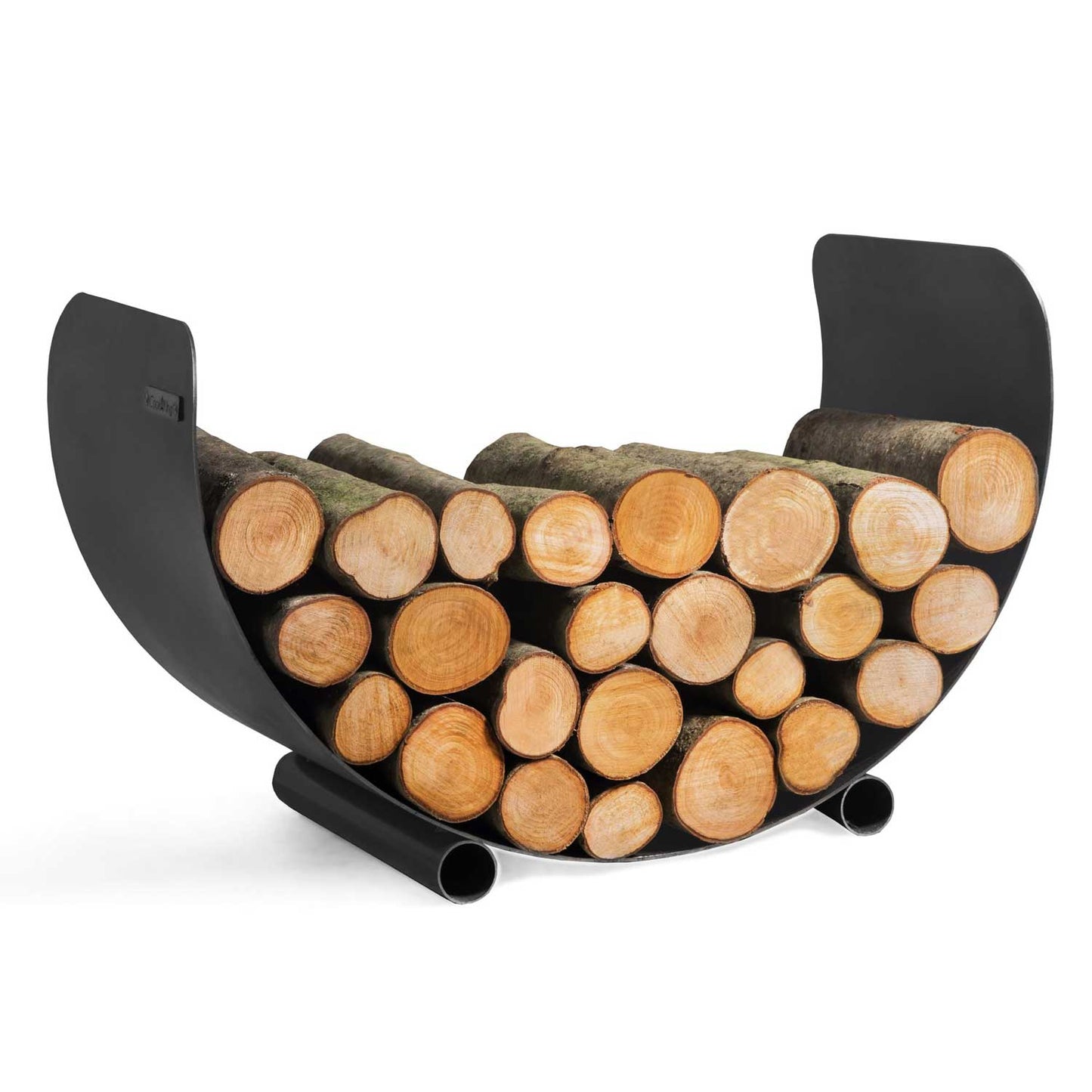 Kaminholzregal „TURYN“, Kaminholzregal Metall, Kaminholzregal außen freistehend,  Handgemachte Qualität