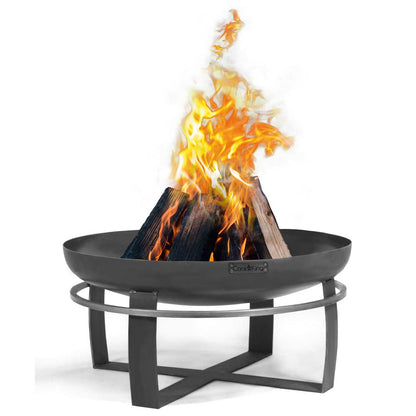 Feuerschale, Feuerschale Garten, Feuerschale 70cm, Höhe: 36cm, aus Stahl, Cook King Viking, 14