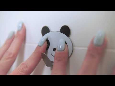 Klebehaken Panda Pinguin Design