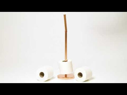 Freistehende Toilettenpapierhalter 2 in 1
