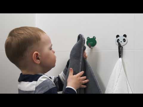 Klebehaken, Handtuchhalter, Aus Edelstahl, Handtuchhaken Selbstklebend, Klebehaken Kinder, Tatkraft Tream, video