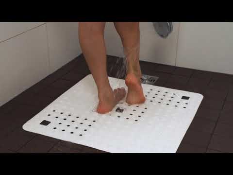Duschmatte, Duschmatte Rutschfest, Duscheinlage Rutschfest, Matte für Dusche, tatkraft detail, 6